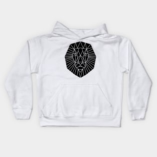 GEOMETRIC Animal Lion Head. Kids Hoodie